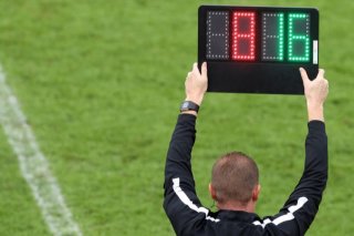 Changement durant un match de foot (image d'illustration)