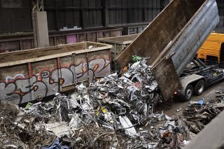 Le secteur de l'acier comme Stahl Gerlafingen, menacée de fermeture, bénéficiera d'un soutien temporaire (archives). KEYSTONE/CHRISTIAN BEUTLER