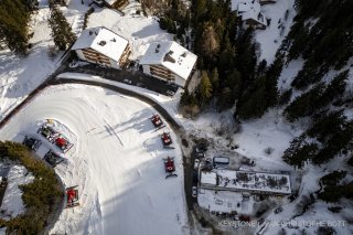 La zone d'arrivée de la Nationale, où sont prévus les futurs travaux