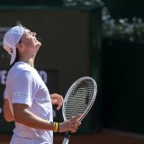 Dominic Stricker affrontera un qualifié au 1er tour à Genève KEYSTONE/MARTIAL TREZZINI