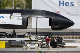 Deux prototypes ont été présentés mardi à Sion. KEYSTONE/CYRIL ZINGARO