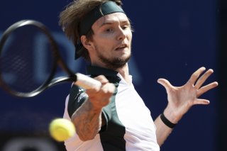 Alexander Bublik tentera de décrocher un deuxième titre cette saison après celui obtenu sur le gazon de Halle en mai. KEYSTONE/PETER SCHNEIDER