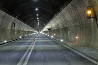 Le tunnel de Mittal entre Gampel et Goppenstein sur l'A6