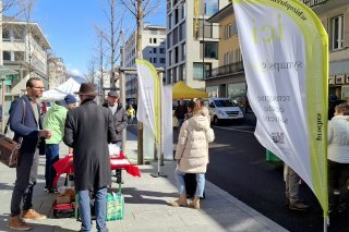 Synapsespoir sensibilise la population au marché de Martigny