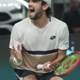 Valentin Vacherot peut célébrer son incroyable exploit KEYSTONE/AP/Andy Wong