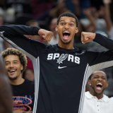 Les Spurs ont prolongé Victor Wembanyama jusqu'en 2027 KEYSTONE/AP/Darren Abate