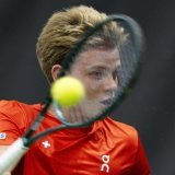 Henry Bernet jouera son 1er tour dès lundi à Bâle KEYSTONE/PETER SCHNEIDER