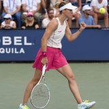 Une victoire difficile pour Viktorija Golubic KEYSTONE/AP/SETH WENIG