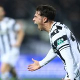 Alessandro Bianco célèbre son but KEYSTONE/EPA/ACHILLEAS CHIRAS