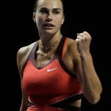 Aryna Sabalenka contente de se hisser en finale KEYSTONE/AP/Fatima Shbair