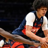 Kyshawn George et les Wizards ont subi la loi de Dallas samedi KEYSTONE/AP/John McDonnell