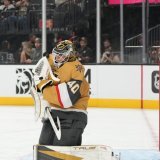 Akira Schmid et Vegas ont subi la loi des Ducks samedi KEYSTONE/AP/Candice Ward