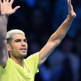 Carlos Alcaraz a remporté son premier match au Masters KEYSTONE/EPA/Alessandro Di Marco