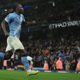 Jeremy Doku célèbre son but KEYSTONE/EPA/ADAM VAUGHAN