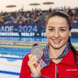 Lisa Mamié a décroché au total quatre médailles lors de différents Championnats d'Europe. KEYSTONE/PATRICK B. KRAEMER