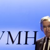 LVMH annonce une prise de participation au capital de la Manufacture La Joux-Perret. Ici, le directeur général du groupe de luxe français Bernard Arnault. KEYSTONE/EPA/IAN LANGSDON