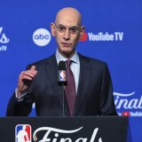 Adam Silver et la NBA modifient le format du All-Star Game KEYSTONE/FR171660 AP/NATE BILLINGS