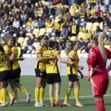 Les joueuses d'YB brillent sur la scène européenne (archives). KEYSTONE/PETER SCHNEIDER