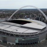 Le stade de Wembley accueillera les demi-finales et la finale de l'Euro 2028 (archives). KEYSTONE/AP/Frank Augstein