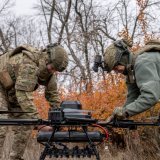 L'Ukraine veut la fin de la guerre aussi rapidement que possible, a indiqué devant le G7 le ministre ukrainien des affaires étrangères (archives). KEYSTONE/AP/Julia Demaree Nikhinson