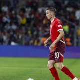 Michel Aebischer épaulera Granit Xhaka dans l'entrejeu suisse (archives). KEYSTONE/SALVATORE DI NOLFI