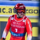 Loc Meillard et les Suisses ont manqué le coche dans le slalom de Levi KEYSTONE/EPA/KIMMO BRANDT