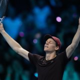 Jannik Sinner a triomphé devant son public KEYSTONE/AP/Antonio Calanni