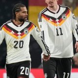 Gnabry et Woltemade ont chacun marqué pour l'Allemagne KEYSTONE/AP/Matthias Schrader