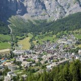 Dès 2027, Loèche-les-Bains (VS) bénéficiera d'un chauffage à distance. (image d'illustration) Keystone/LAURENT GILLIERON