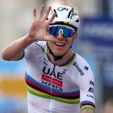 Tadej Pogacar sera-t-il également irrésistible sur les routes de Suisse ? KEYSTONE/AP LaPresse/GIAN MATTIA D'ALBERTO