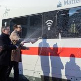 Le nouvel ICE a été baptisé samedi du nom de "Matterhorn" (Cervin en allemand). SBB