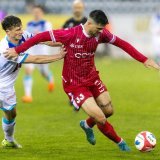 À l'image de Rilind Nivokazi (en rouge), les Valaisans n'ont jamais abdiqué malgré les vents contraires.