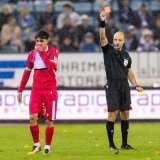 Theo Bouchlarhem avait vu rouge lors du match contre Lucerne
