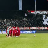 Union sacrée des joueurs du FC Sion pour le match de Coupe de Suisse contre Aarau