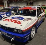 Eddy Bérard a ramené sa BMW M3 au parc fermé après avoir bouclé la première spéciale du RIV 2025