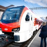 La rame "La Souterraine", inaugurée samedi à St-Léonard