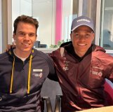 Ludovic Lattion et Aurélien Gay de passage dans nos studios.