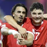 Adrien Llukes (à gauche) est déjà à son deuxième but dans ce Mondial U17.