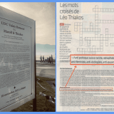 L'acte d'accusation, comme le mot-croisé, ont été reproduits en grand format et placardés dans l'espace public à Vevey, commune ou réside le curateur.