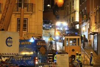 L'accident s'est produit dans un quartier ultra touristique de Lisbonne. KEYSTONE/AP/Ana Brigida