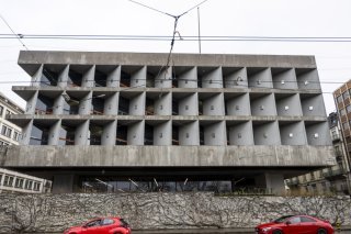 Inaugurée en 1974, le bâtiment d'Uni Dufour pourra être visité à l'occasion des journées du patrimoine (13-14 septembre) (archives). KEYSTONE/MARTIAL TREZZINI