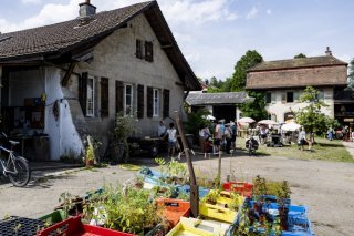Une vue de la ferme de Bassenges sur le campus universitaire de l'EPFL, sur la commune vaudoise d'Ecublens (archives). Keystone/JEAN-CHRISTOPHE BOTT