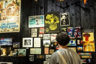 A Genève, le Musée de la Réforme présente une nouvelle exposition sur la bombe atomique. KEYSTONE/SALVATORE DI NOLFI