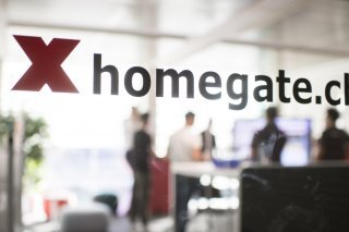 SMG Swiss Marketplace Group rassemble plusieurs sites de petites annonces, dont Homegate pour l'immobilier (archives). KEYSTONE/ENNIO LEANZA