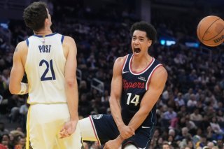 Yanic Konan Niederhäuser (14) aura un rôle à jouer chez les Clippers KEYSTONE/AP/Jeff Chiu