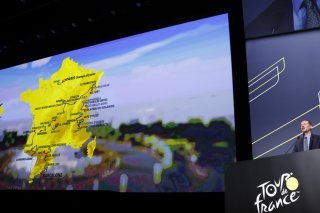 Le parcours de la prochaine Grande Boucle a été dévoilé jeudi à Paris. KEYSTONE/EPA/YOAN VALAT