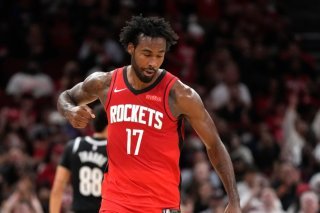 Tari Eason (17) a mené les Rockets à la victoire lundi KEYSTONE/AP/Karen Warren