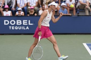 Une victoire difficile pour Viktorija Golubic KEYSTONE/AP/SETH WENIG