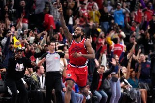 La joie de Kawhi Leonard, auteur du panier de la victoire face aux Pelicans KEYSTONE/AP/Mark J. Terrill