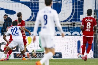 Kana Biyik inscrit le 2-2 final KEYSTONE/JEAN-CHRISTOPHE BOTT